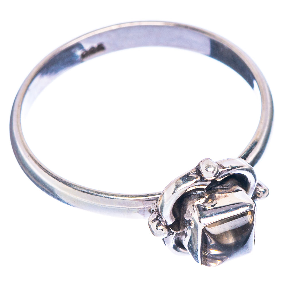 Smoky Quartz Ring Size 7 (925 Sterling Silver) R1113