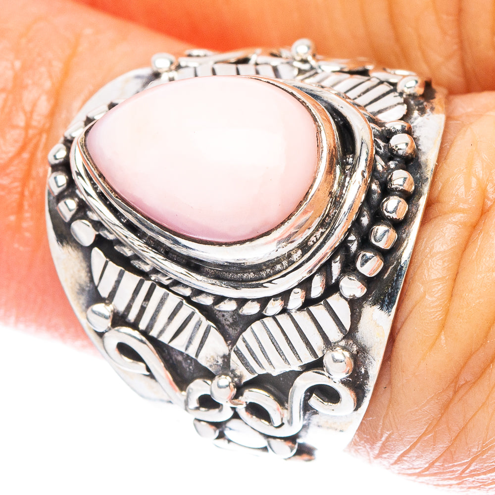Rare Queen Conch Shell Ring Size 5.75 (925 Sterling Silver) R4649