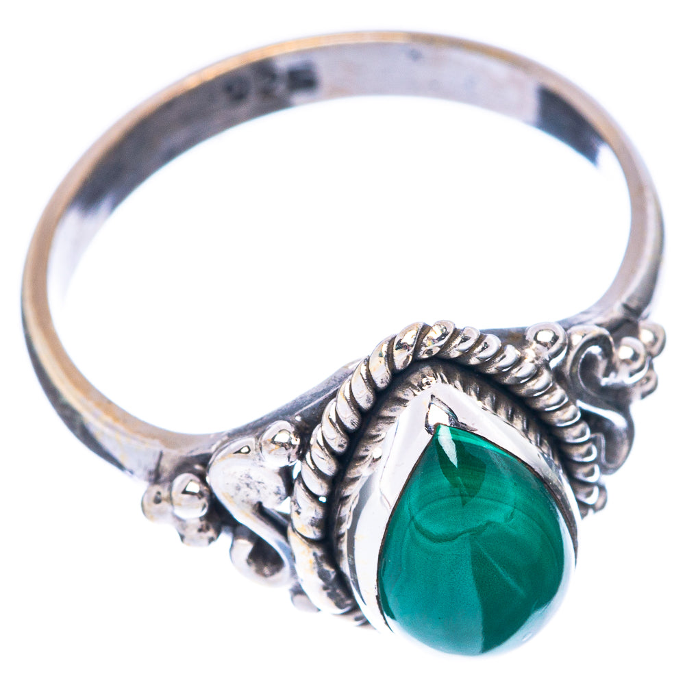 Malachite Ring Size 7 (925 Sterling Silver) R5611
