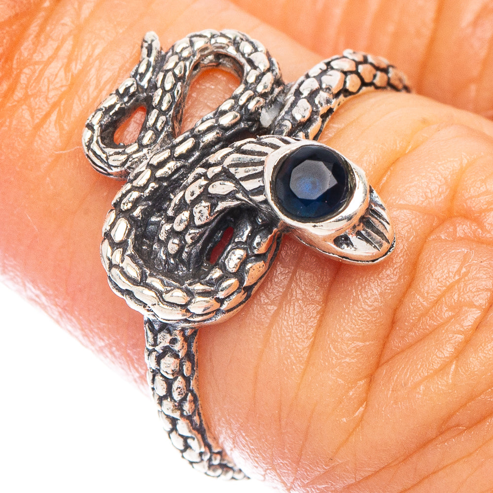 Tanzanite Snake Ring Size 5.75 (925 Sterling Silver) R7153