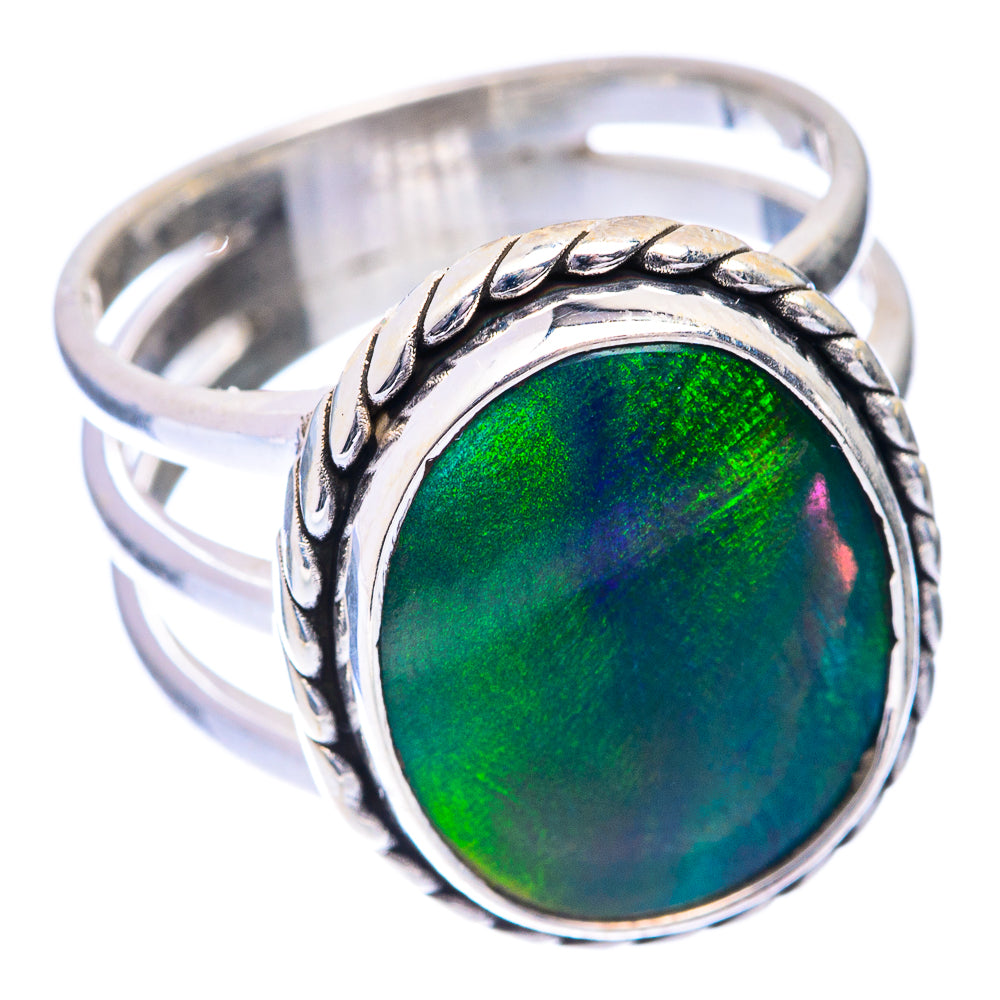 Aura Opal Ring Size 6.5 (925 Sterling Silver) R140928