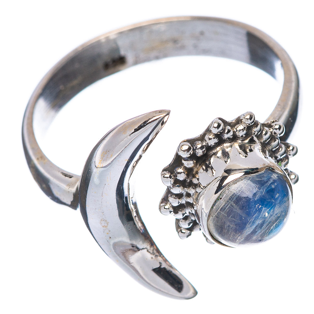 Rainbow Moonstone Dainty Ring Size 8 (925 Sterling Silver) R145896