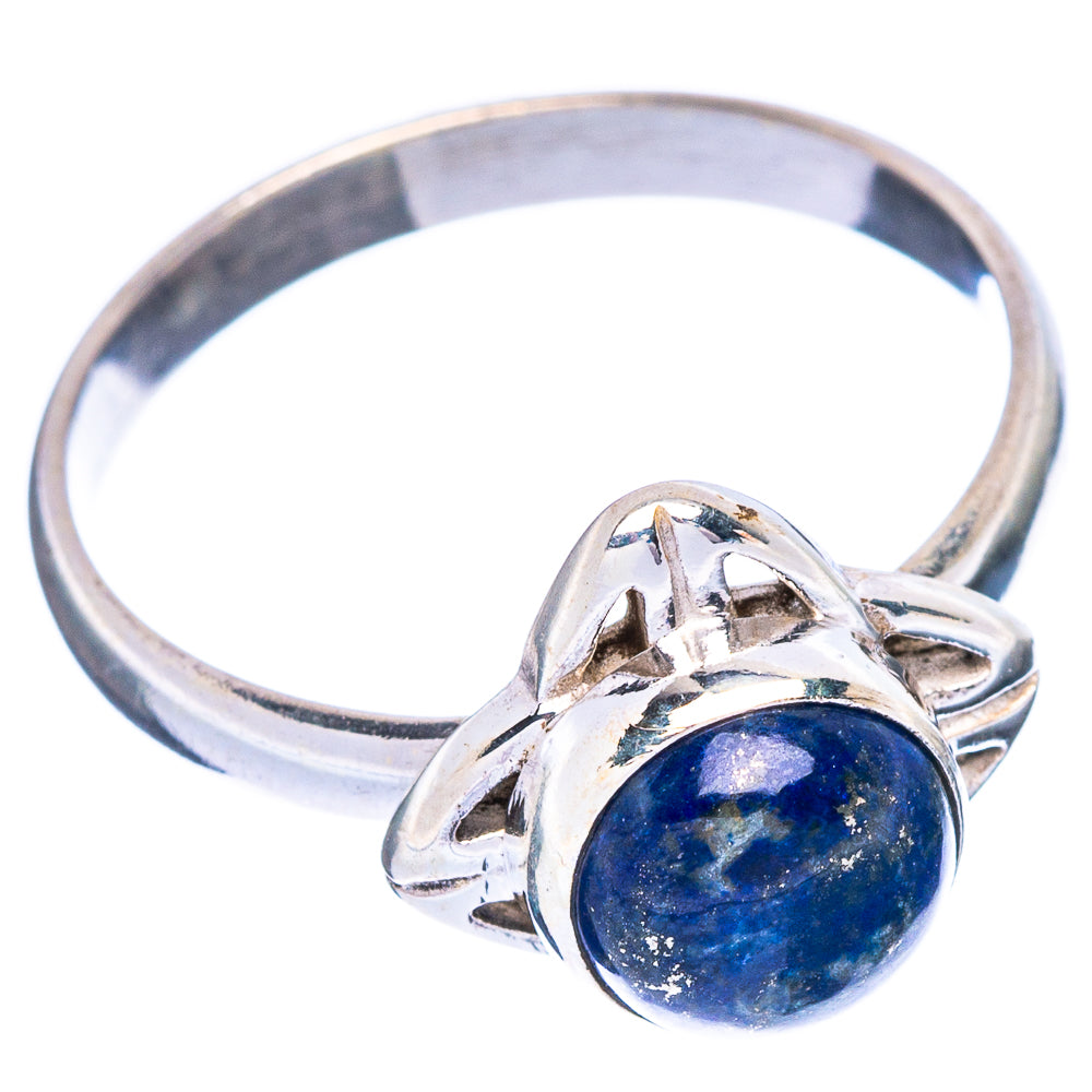 Lapis Lazuli Dainty Ring Size 9 (925 Sterling Silver) R146988