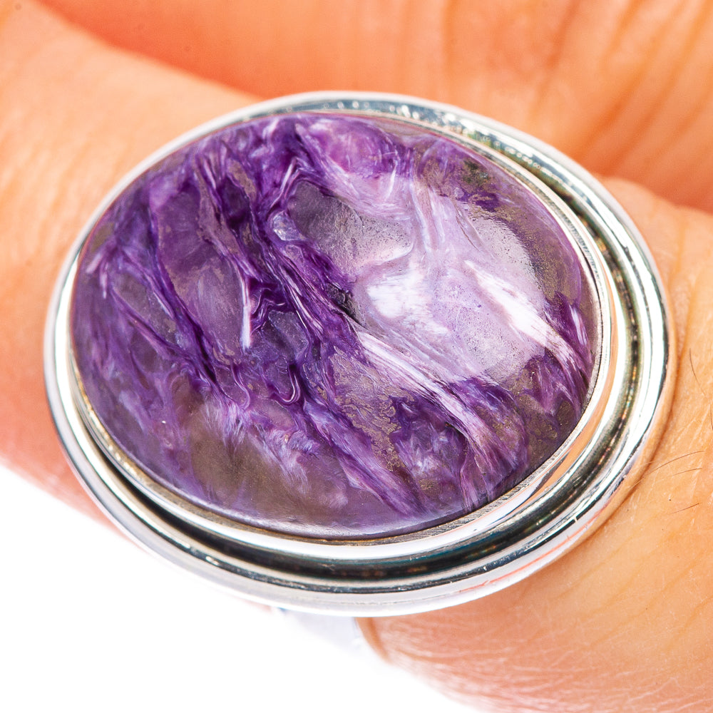 Charoite Ring Size 6.5 (925 Sterling Silver) R144613