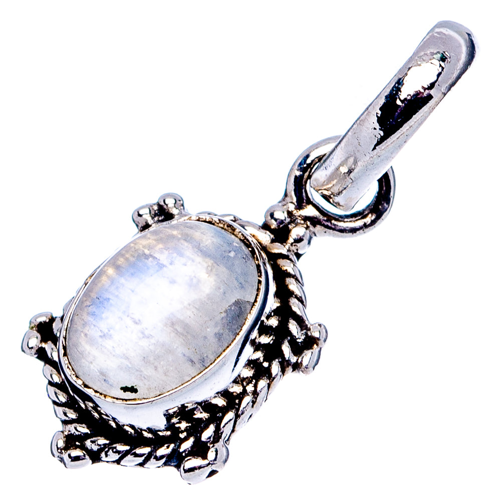 Amethyst Dainty Pendant 7/8" (.925 Sterling Silver)