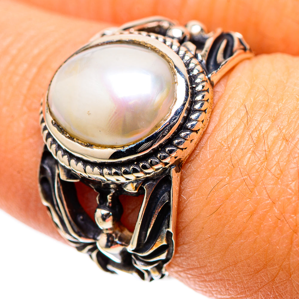 Cultured Pearl Ring Size 7.25 (925 Sterling Silver) RING138783