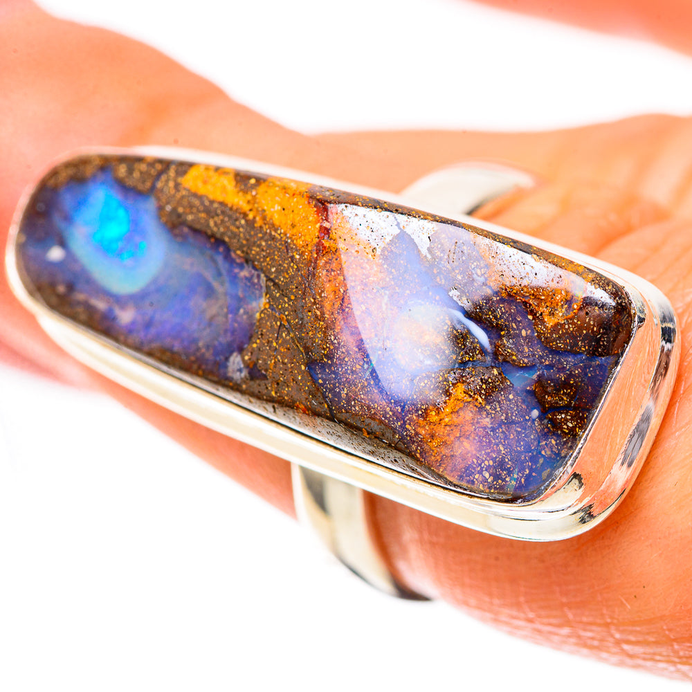 Large Boulder Opal Ring Size 6.5 (925 Sterling Silver) RING138002
