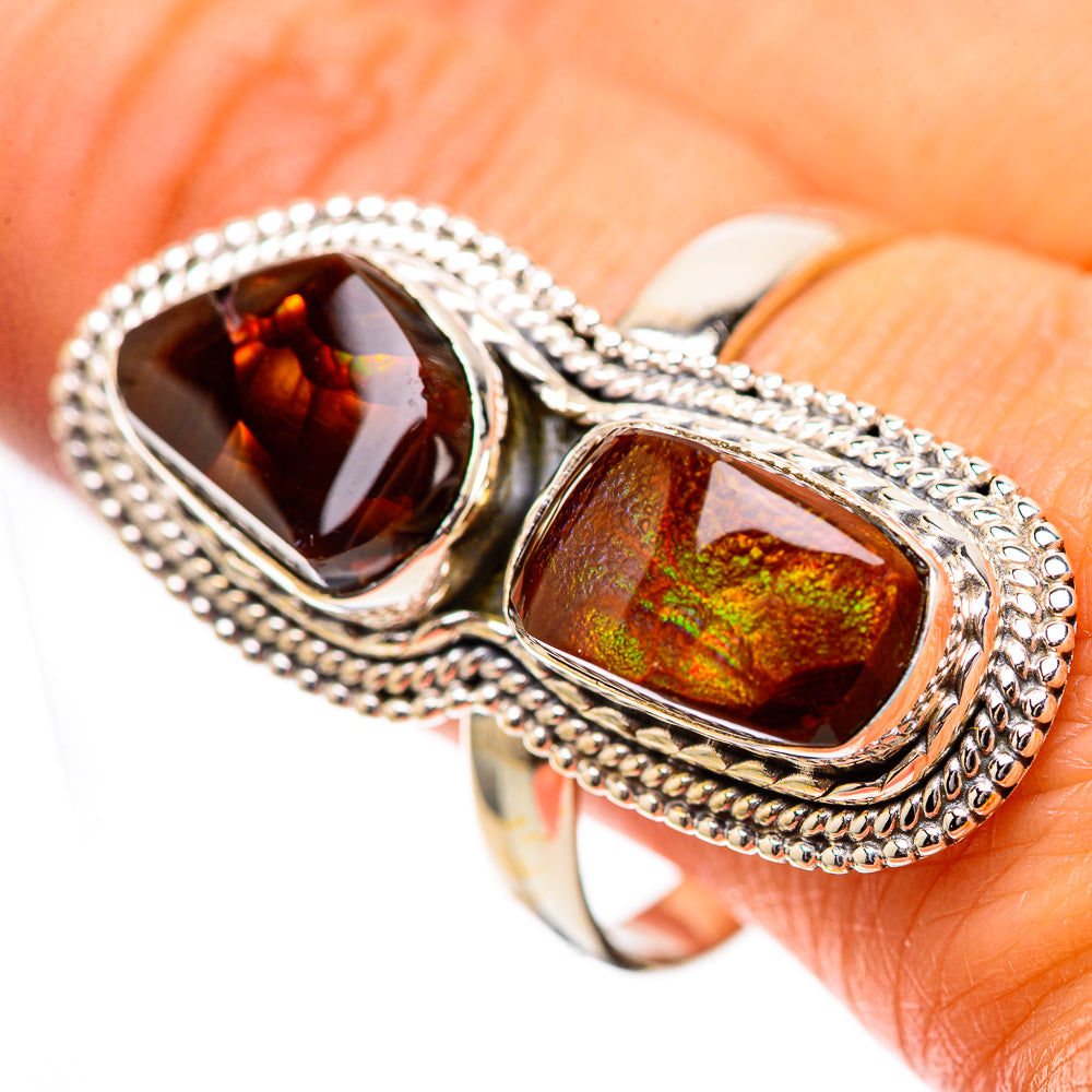 Large Mexican Fire Agate Ring Size 11.5 (925 Sterling Silver) RING139080