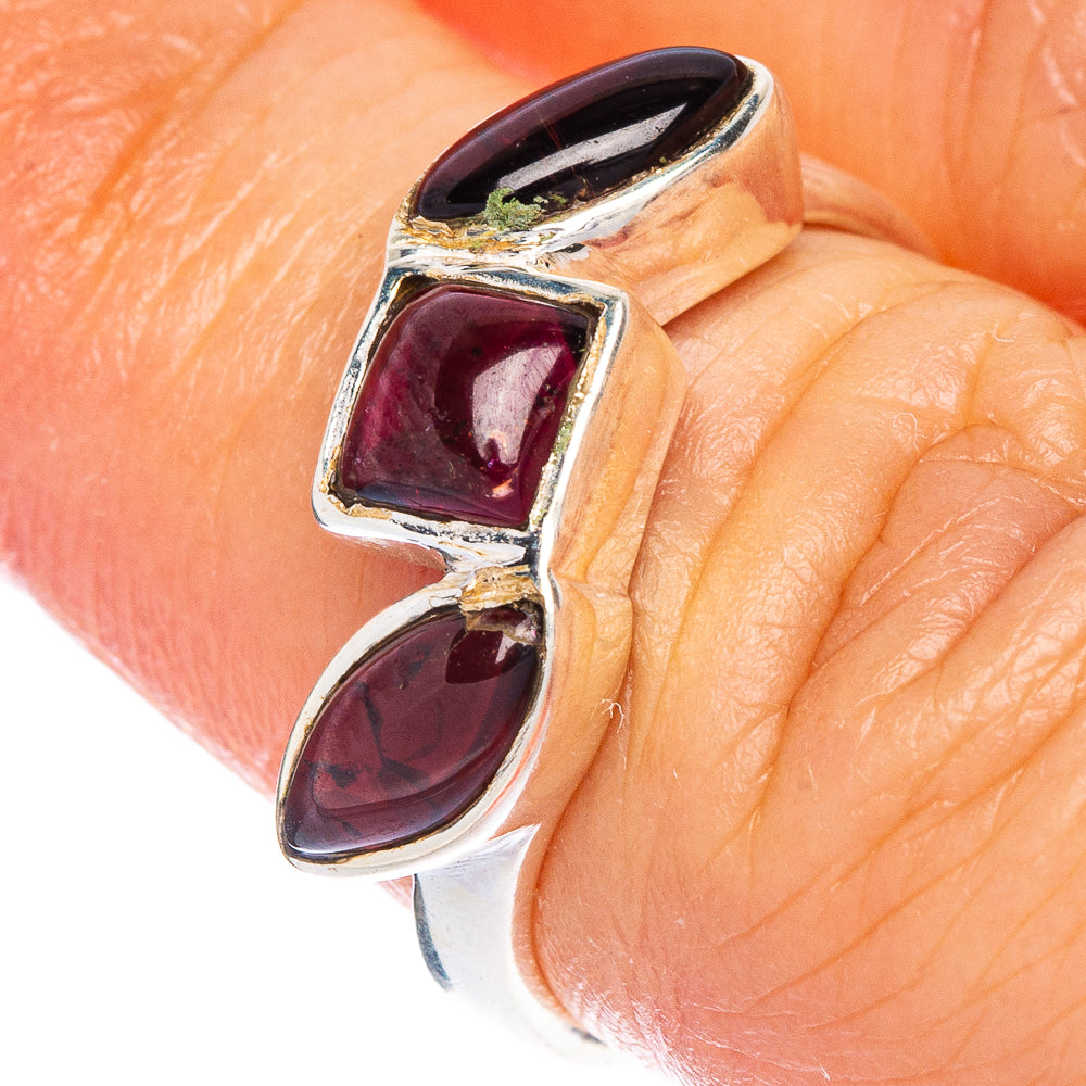 Garnet Ring Size 6 (925 Sterling Silver) R147161