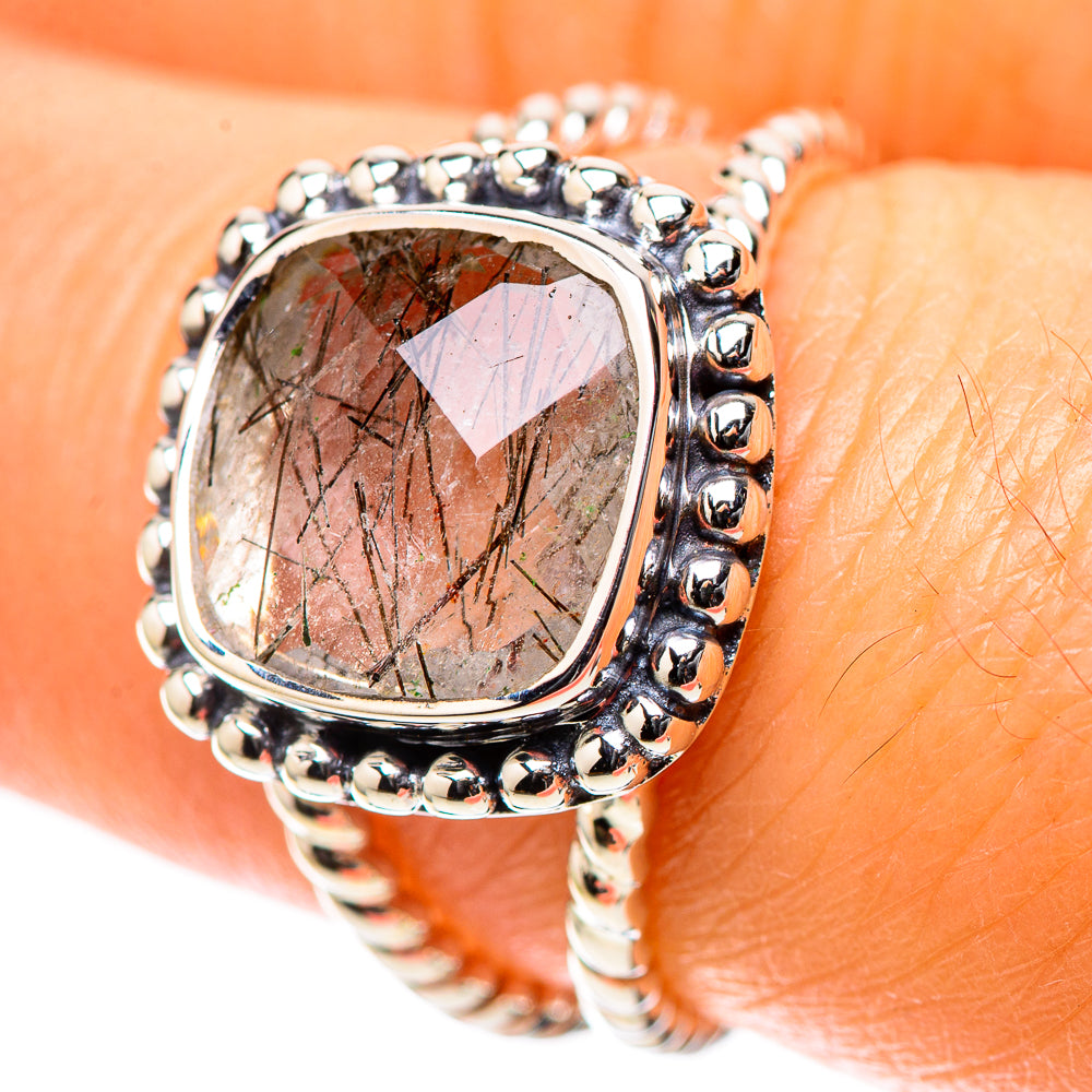 Premium Tourmalinated Quartz Ring Size 7 (925 Sterling Silver) RING138218