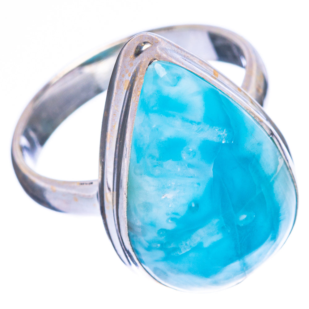Larimar Ring Size 7.25 (925 Sterling Silver) R2493