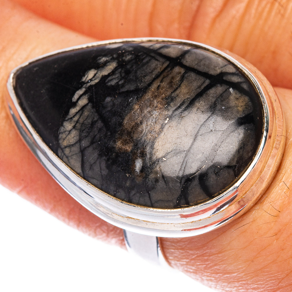 Picasso Jasper Ring Size 7 (925 Sterling Silver) R1401