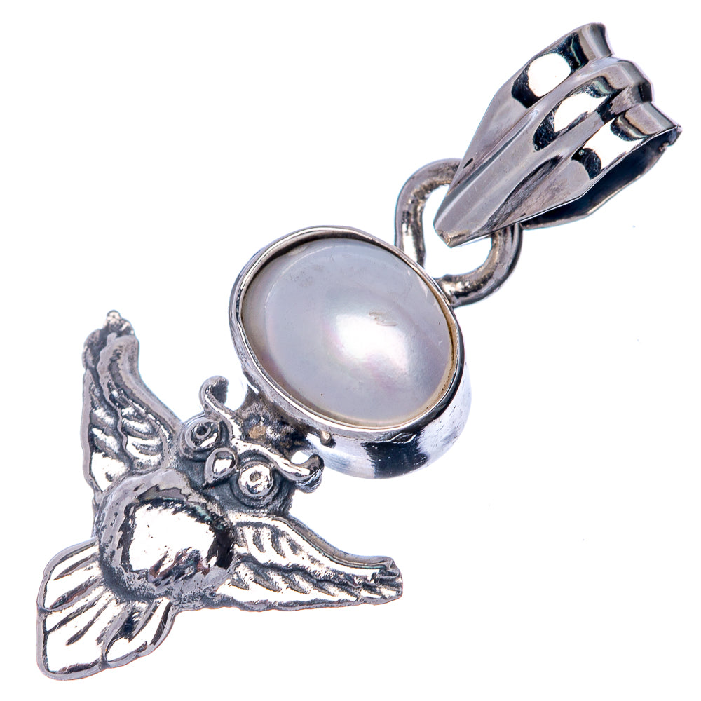 Cultured Pearl Dainty Pendant 1 1/8" (925 Sterling Silver) P39920