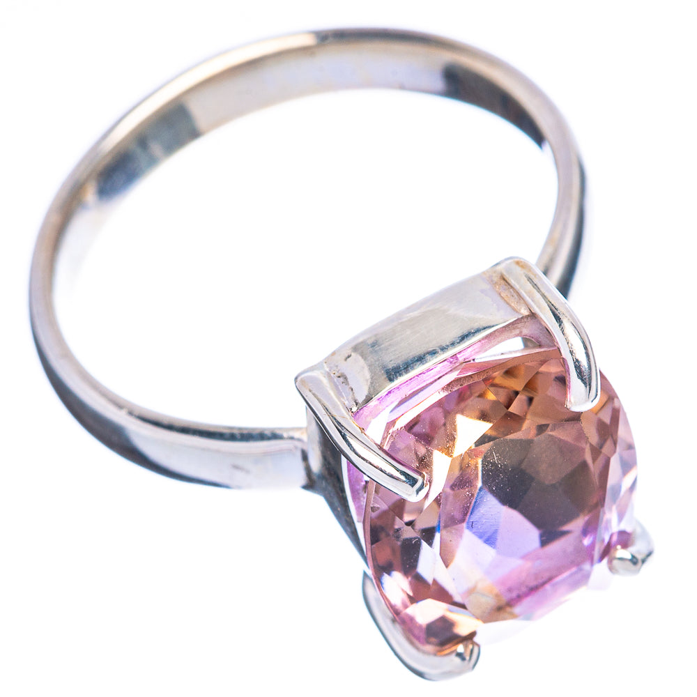 Faceted Ametrine Ring Size 8 (925 Sterling Silver) R4541