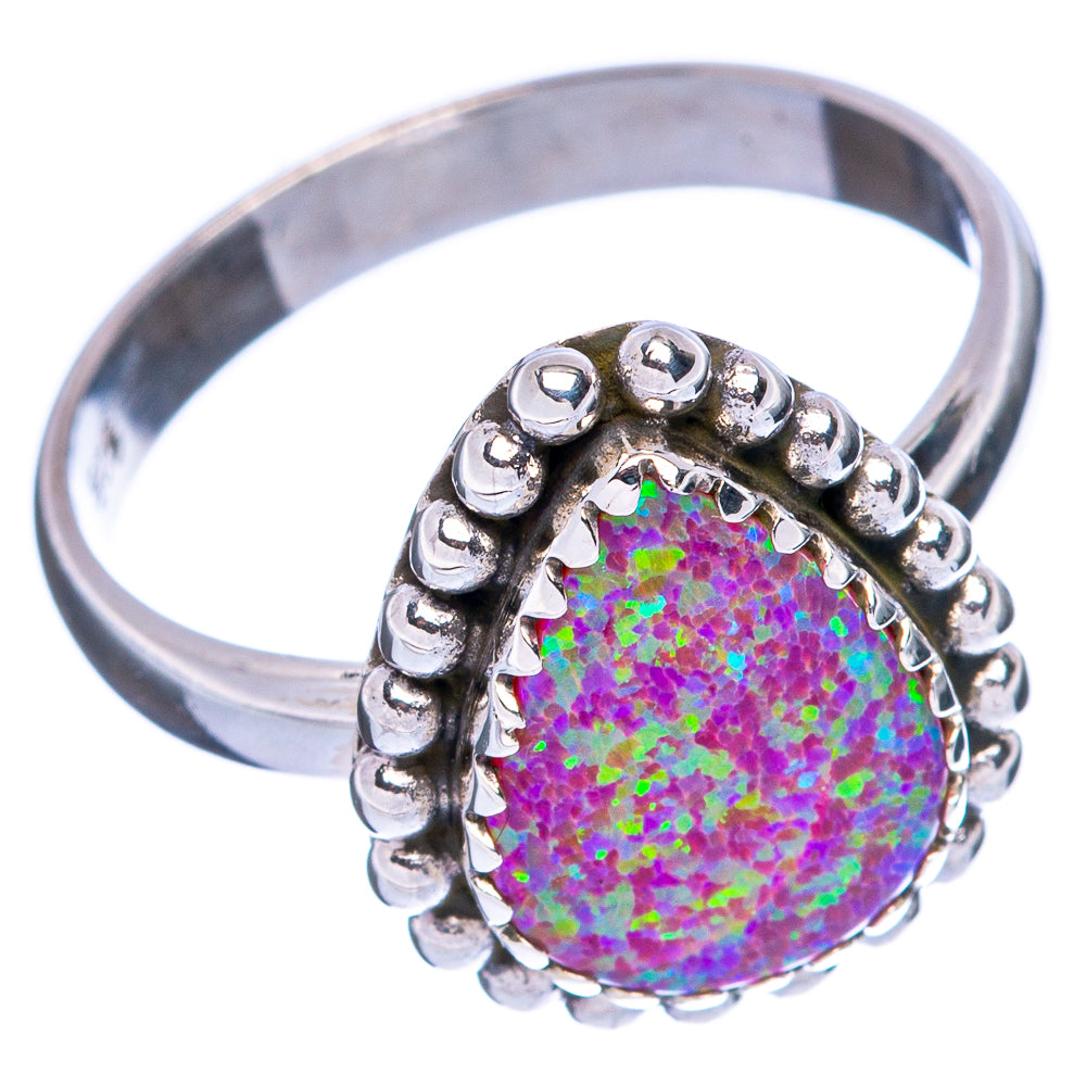 Synthetic Opal Ring Size 8 (925 Sterling Silver) R146306