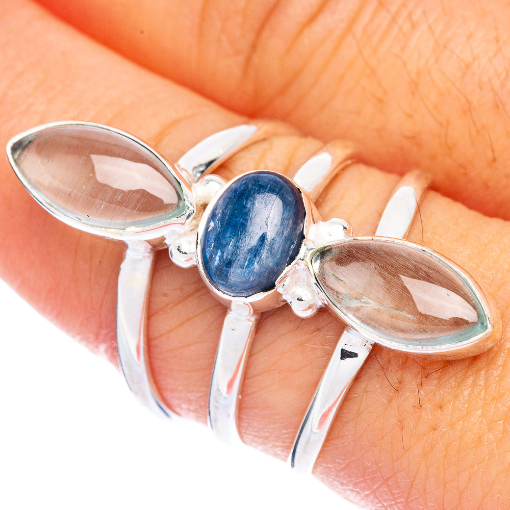 Kyanite, Aquamarine Ring Size 8.25 (925 Sterling Silver) R144390