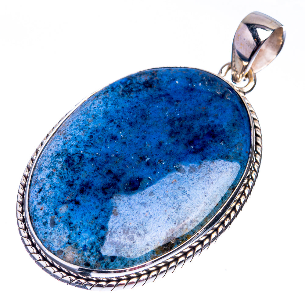 Trollite In Quartz Pendant 2 1/8" (925 Sterling Silver) P38803