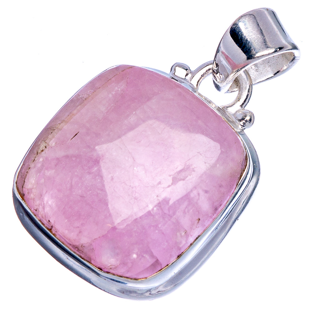 Kunzite Pendant 1 1/8" (925 Sterling Silver) P40548