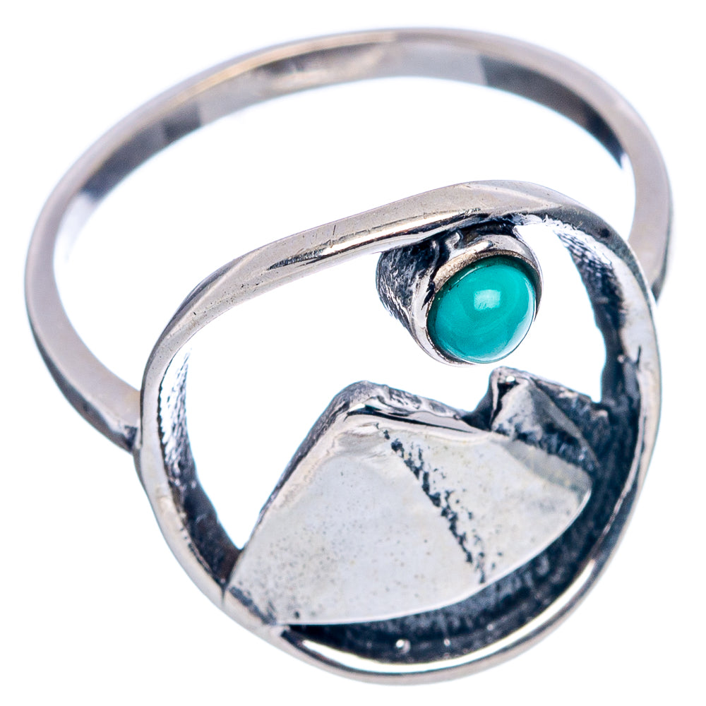 Turquoise Mountain Dainty Ring Size 6.5 (.925 Sterling Silver)