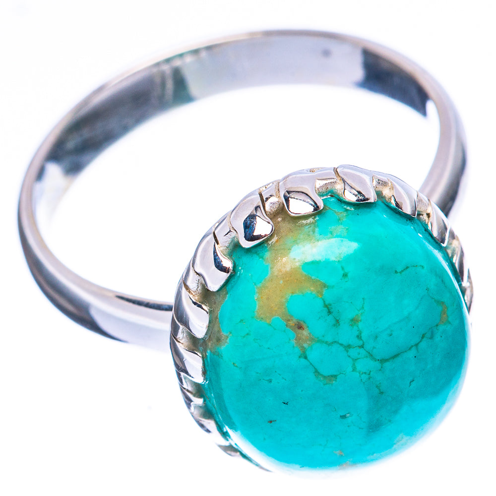 Rare Kingman Turquoise Ring Size 8.25 (925 Sterling Silver) R1979