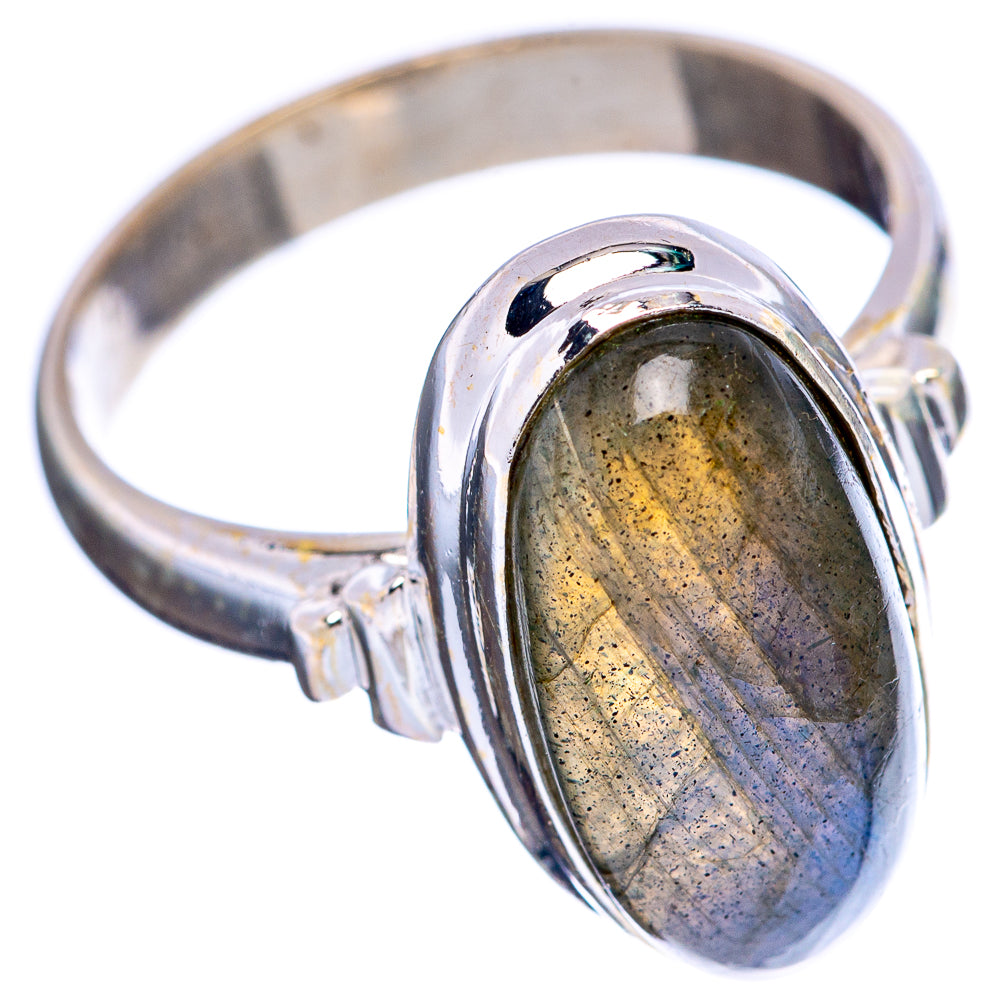 Labradorite Ring Size 7.25 (.925 Sterling Silver)