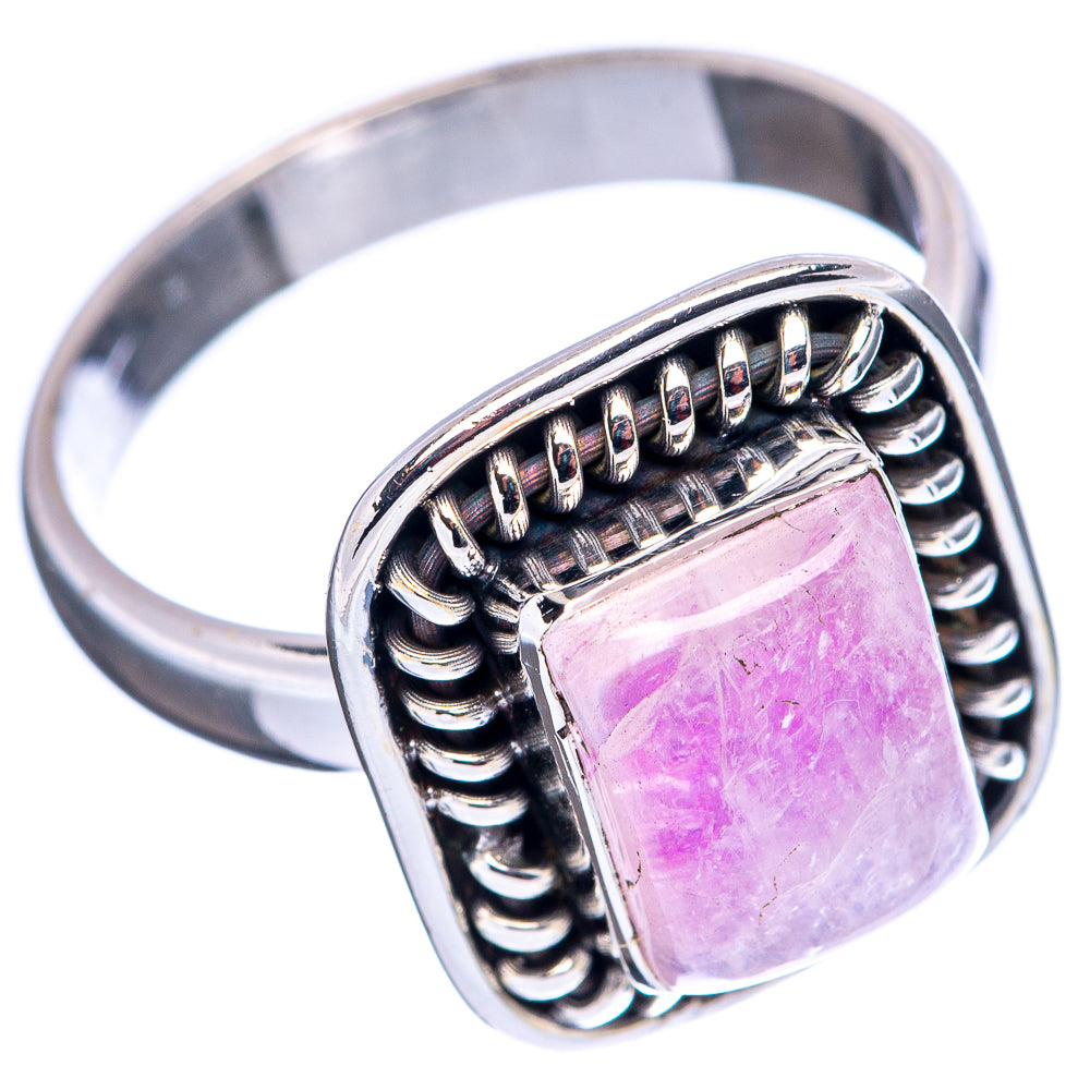 Pink Moonstone Ring Size 7 (.925 Sterling Silver)