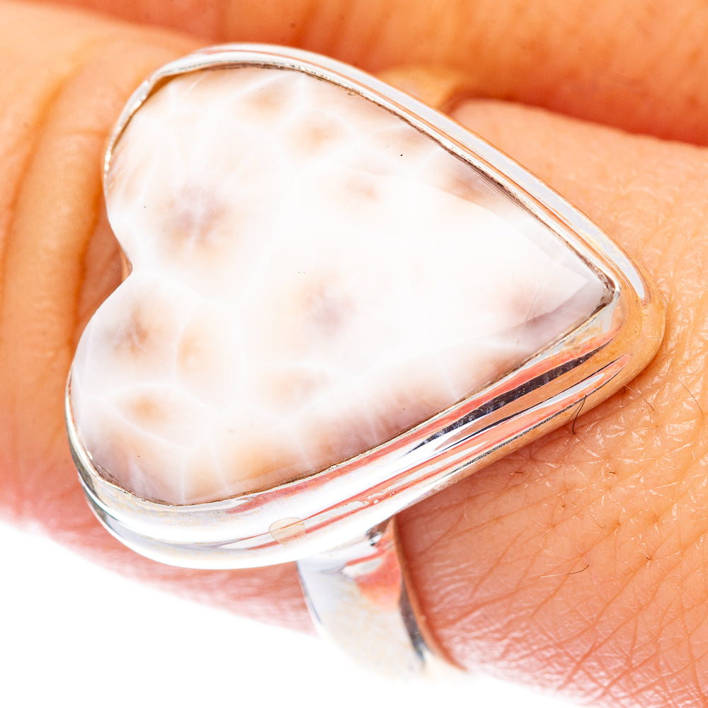 Natrolite Ring Size 9 (925 Sterling Silver) R1637
