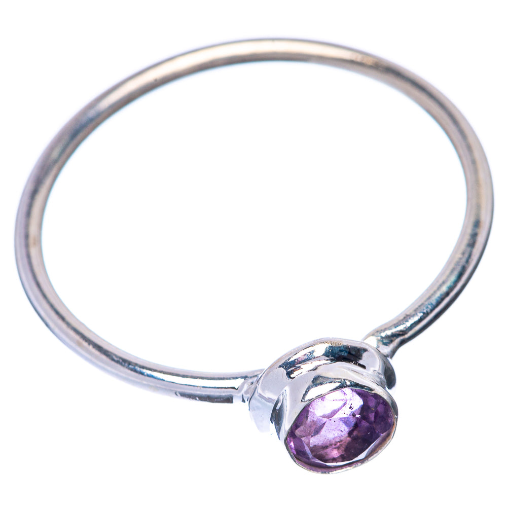 Faceted Amethyst Dainty Ring Size 9.25 (925 Sterling Silver) R145188