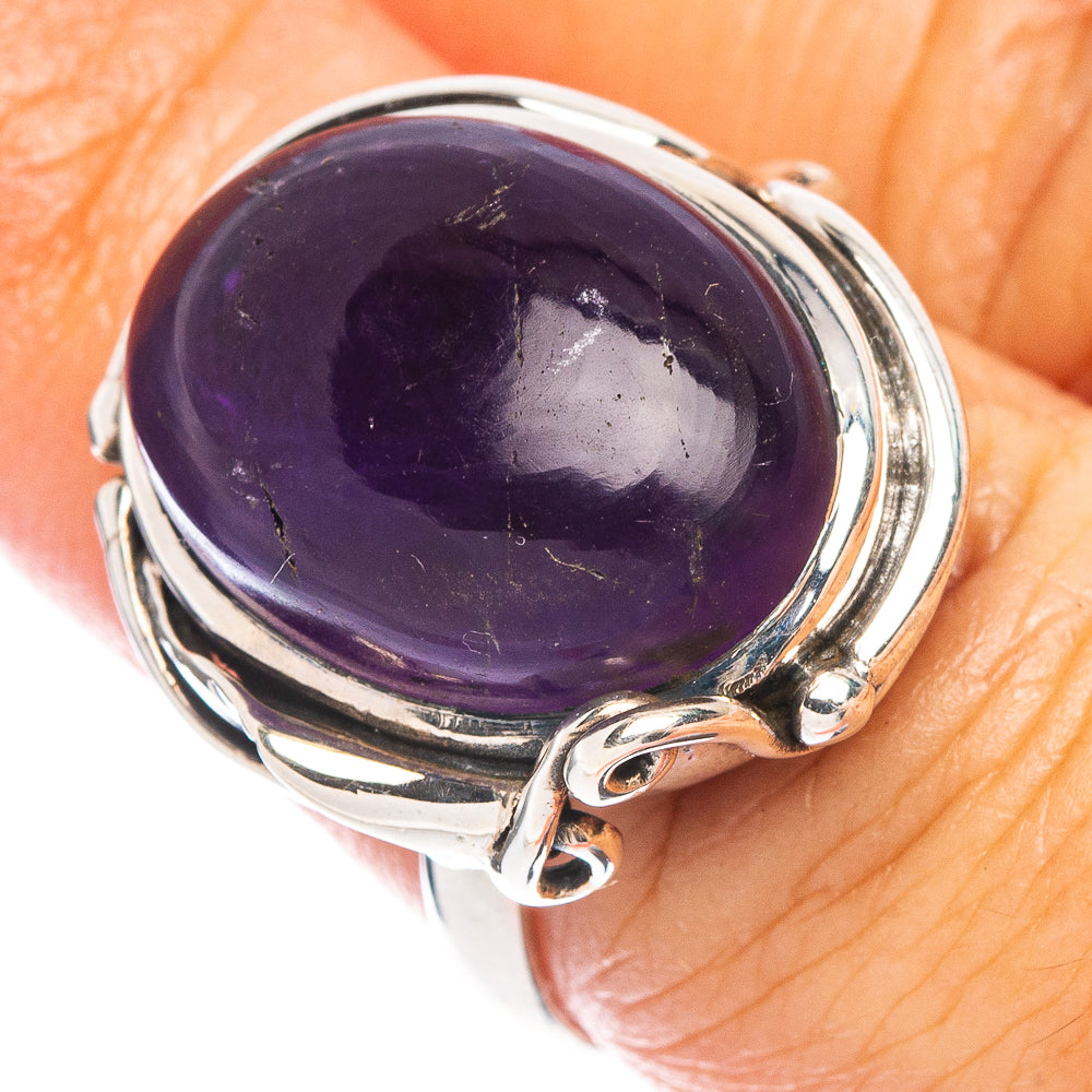 Amethyst Ring Size 7 (925 Sterling Silver) R7381