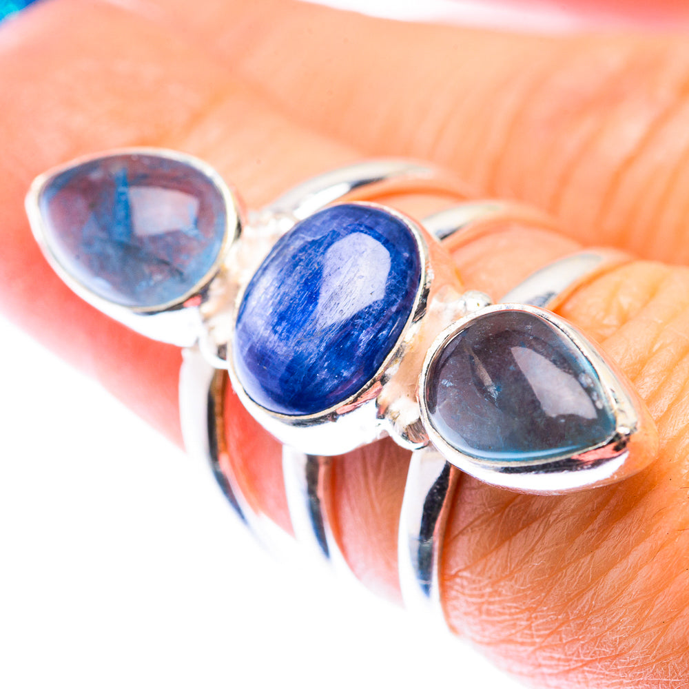 Kyanite, Blue Fluorite Ring Size 6.75 (925 Sterling Silver) RING140142