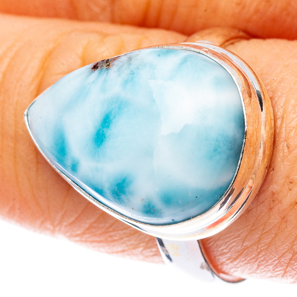 Larimar Ring Size 8.75 (925 Sterling Silver) R2304