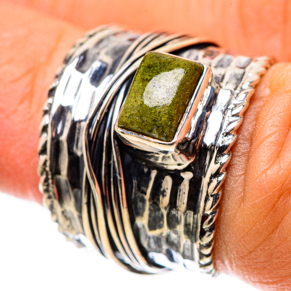 Green Tourmaline Ring Size 6 (925 Sterling Silver) RING138848