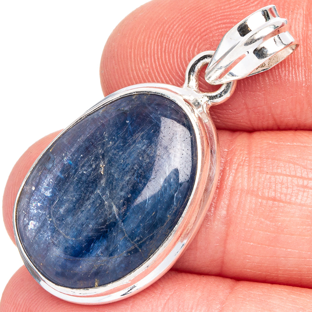 Kyanite Pendant 1 3/8" (925 Sterling Silver) P40583