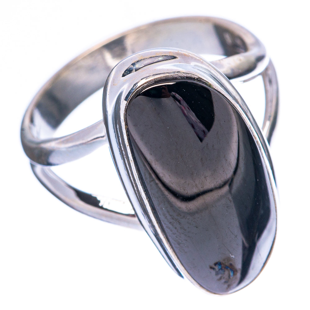 Shungite 925 Sterling Silver Ring Size 5 (925 Sterling Silver) R3861