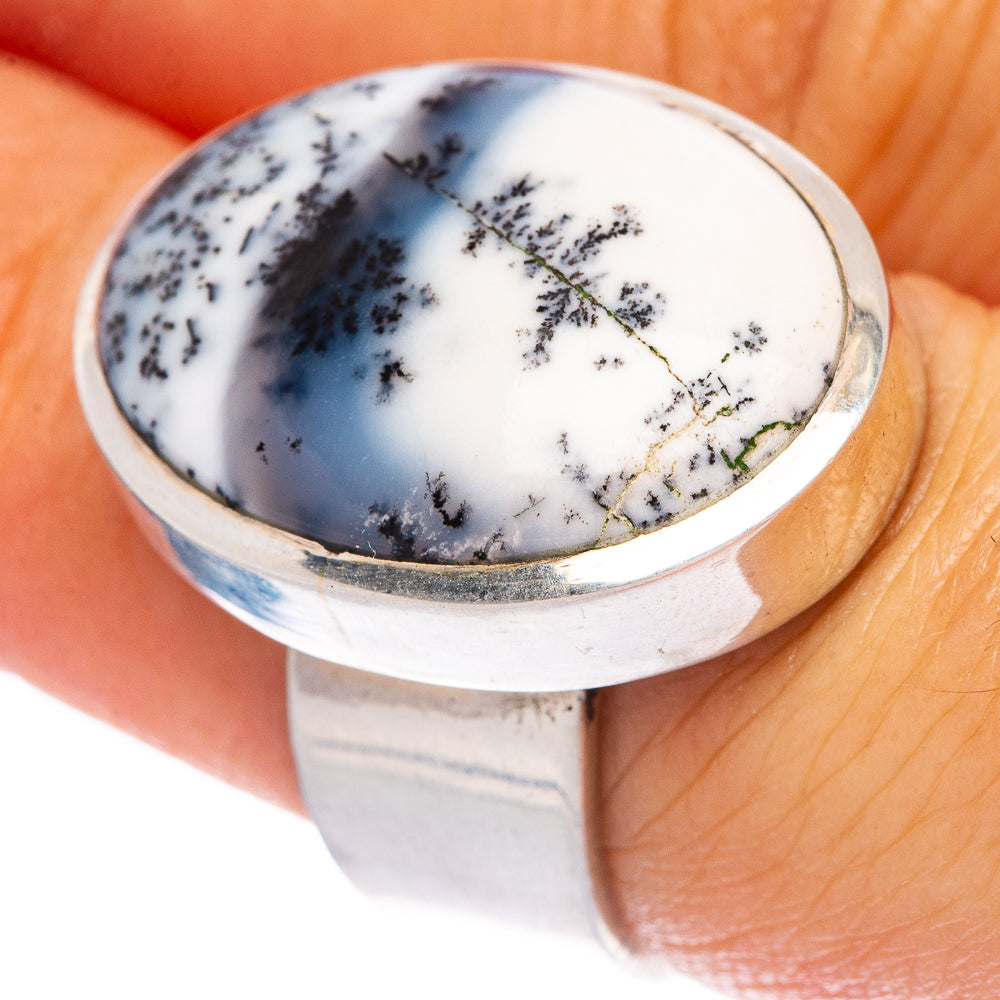 Dendritic Opal Ring Size 6.5 (925 Sterling Silver) R145937