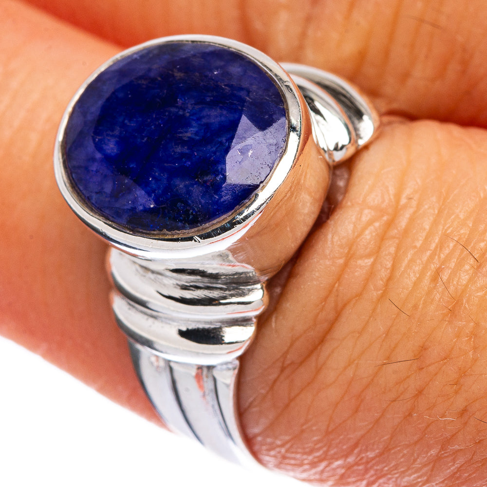 Blue Sillimanite Ring Size 7.75 (925 Sterling Silver) R146340