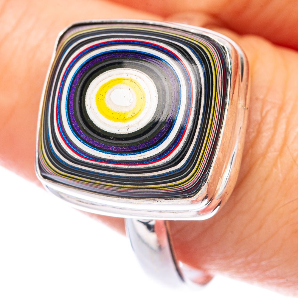 Fordite Ring Size 10.75 (925 Sterling Silver) R144894