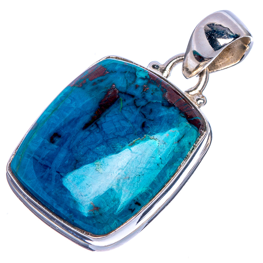 Shattuckite Pendant 1 1/4" (925 Sterling Silver) P40753
