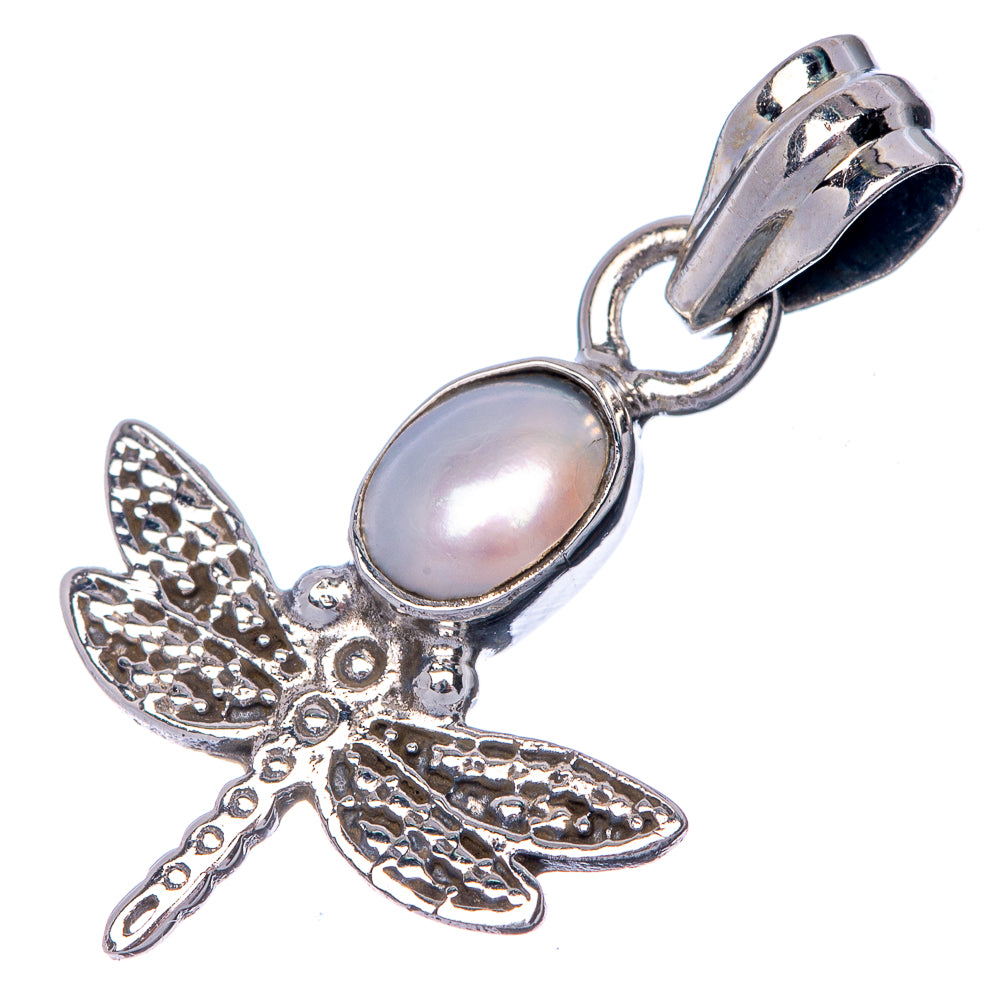 Cultured Pearl Dainty Pendant 1 1/8" (925 Sterling Silver) P39901