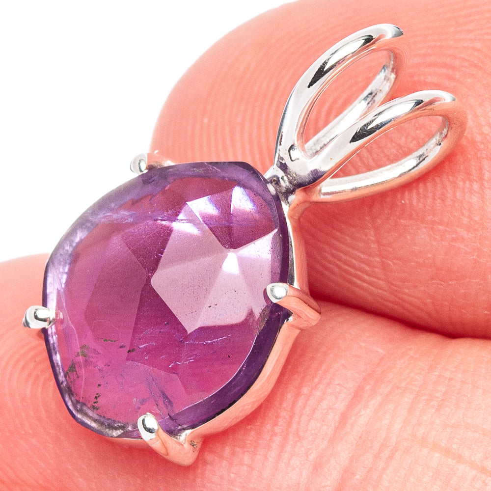 Value Amethyst Pendant 3/4" (925 Sterling Silver) P44405