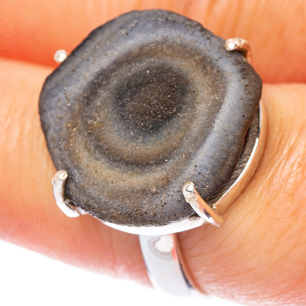 Desert Rose Druzy Ring Size 7.25 (925 Sterling Silver) R1660