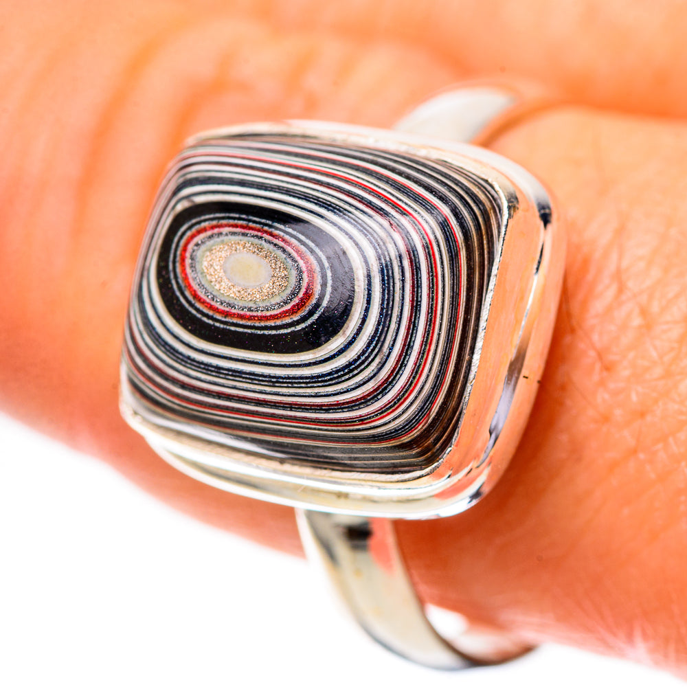 Fordite Ring Size 10 (925 Sterling Silver) RING139749