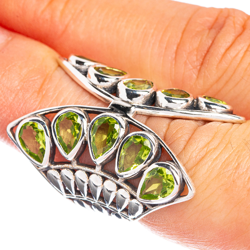 Large Peridot Ring Size 5.5 (925 Sterling Silver) R144335