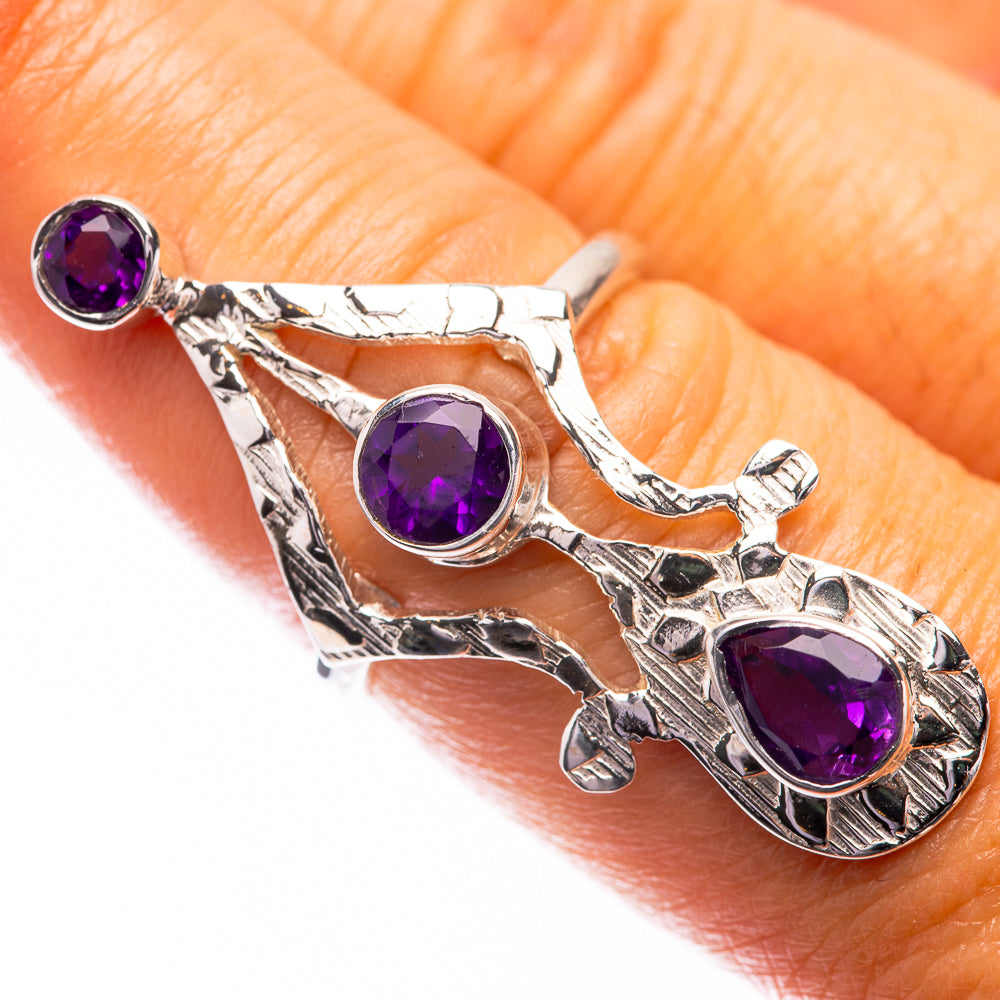 Premium Amethyst Ring Size 7.5 (925 Sterling Silver) R141775