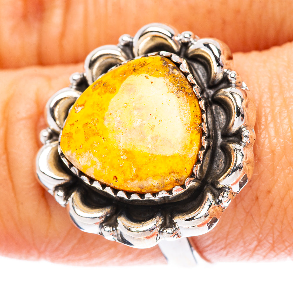 Bumblebee Jasper 925 Sterling Silver Ring Size 8.75 (925 Sterling Silver) R3886