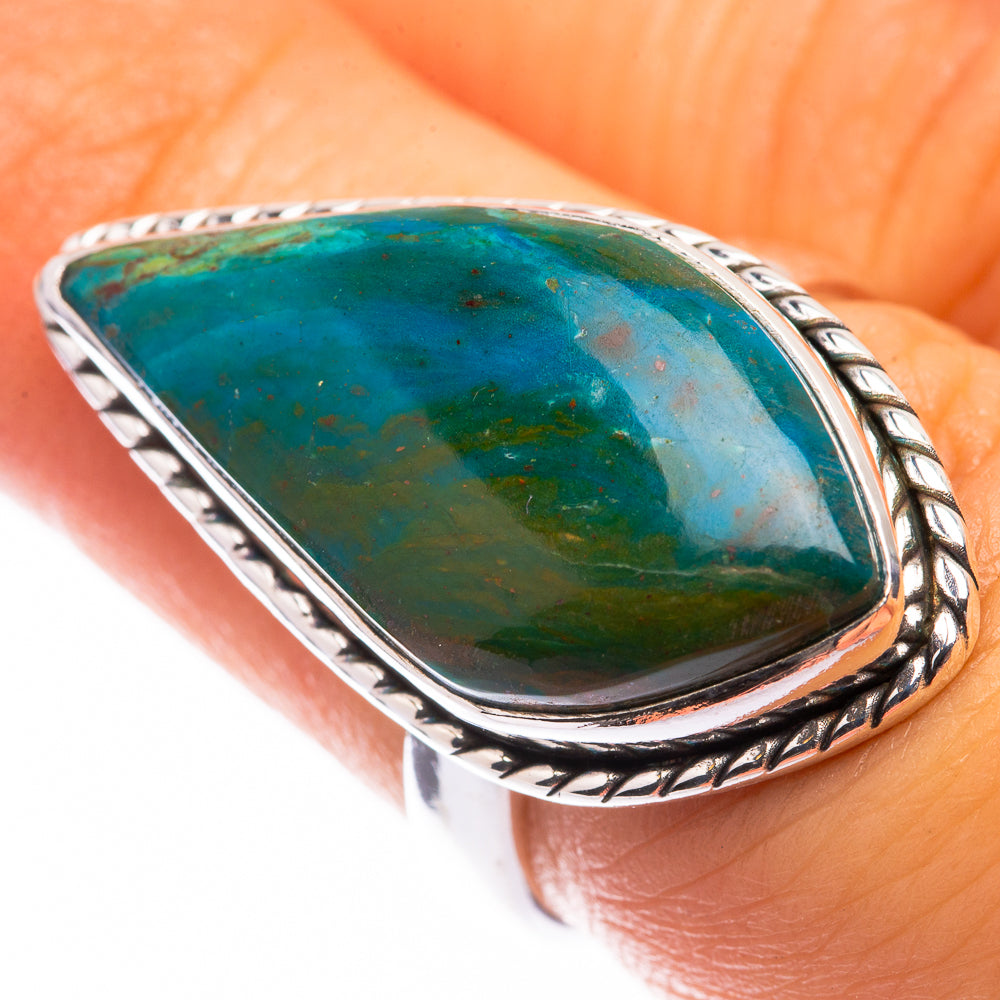 Peruvian Opal Ring Size 6.5 (925 Sterling Silver) R141127
