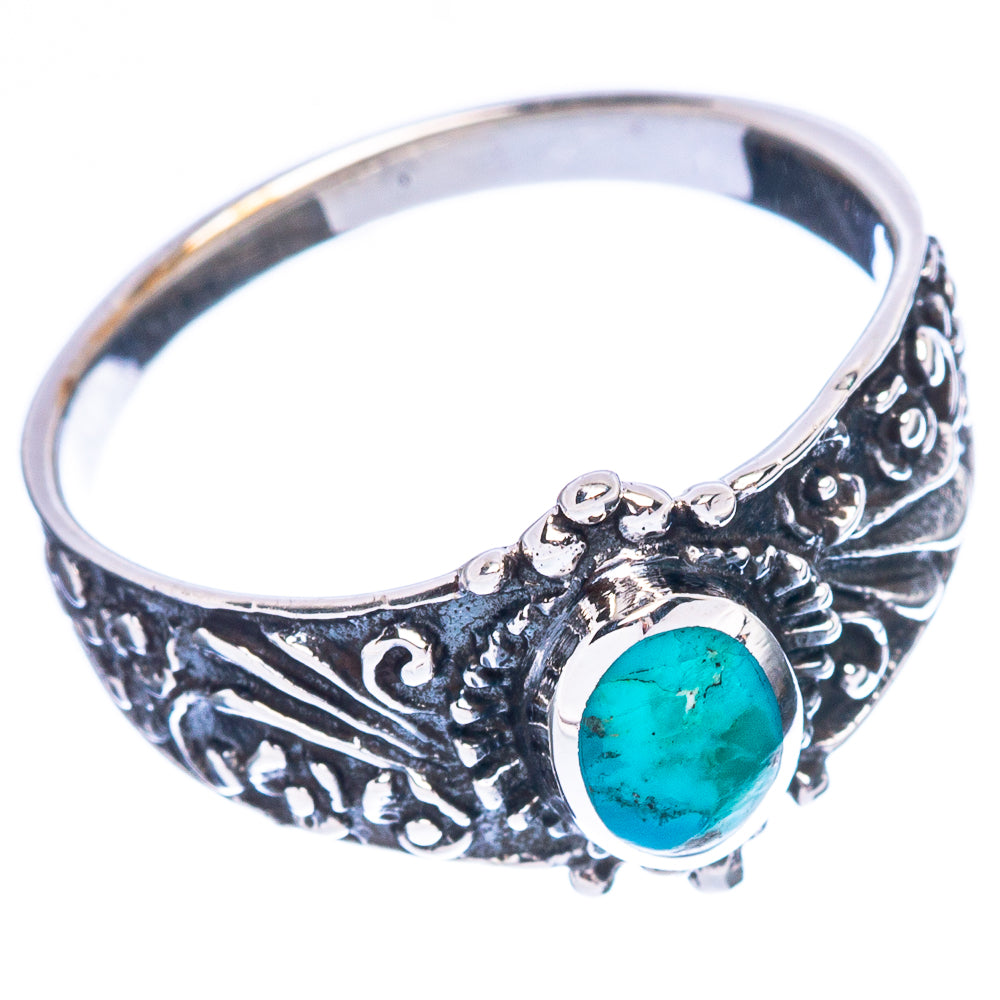 Arizona Turquoise 925 Sterling Silver Ring Size 6.75 Ana Co R2540