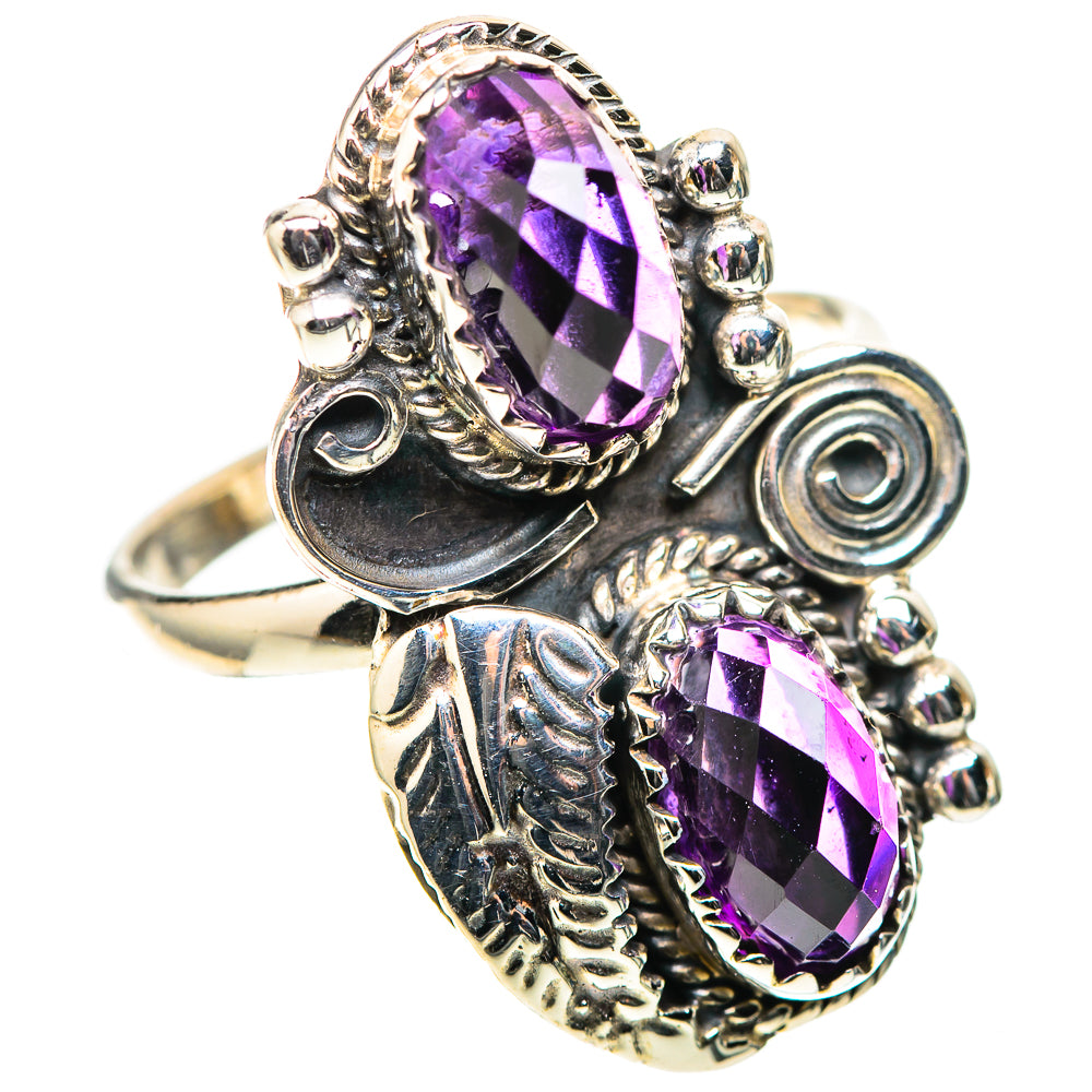 Amethyst Ring Size 9 (925 Sterling Silver) RING138332