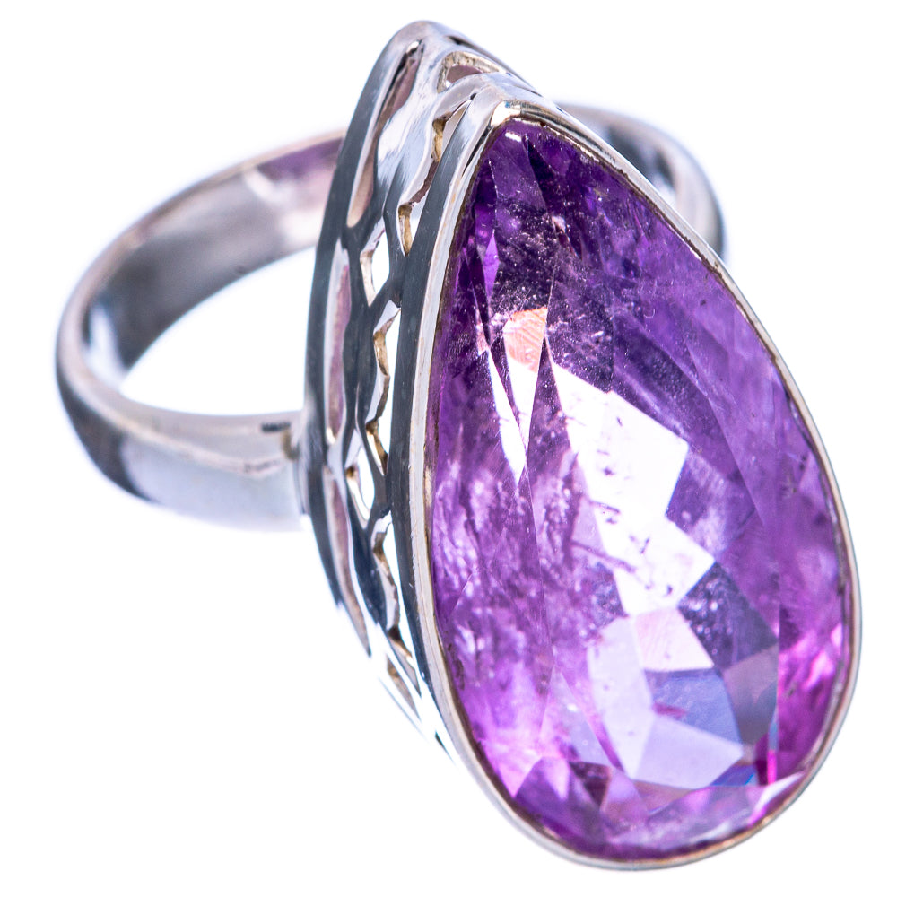 Faceted Amethyst Ring Size 6 (925 Sterling Silver) R144738