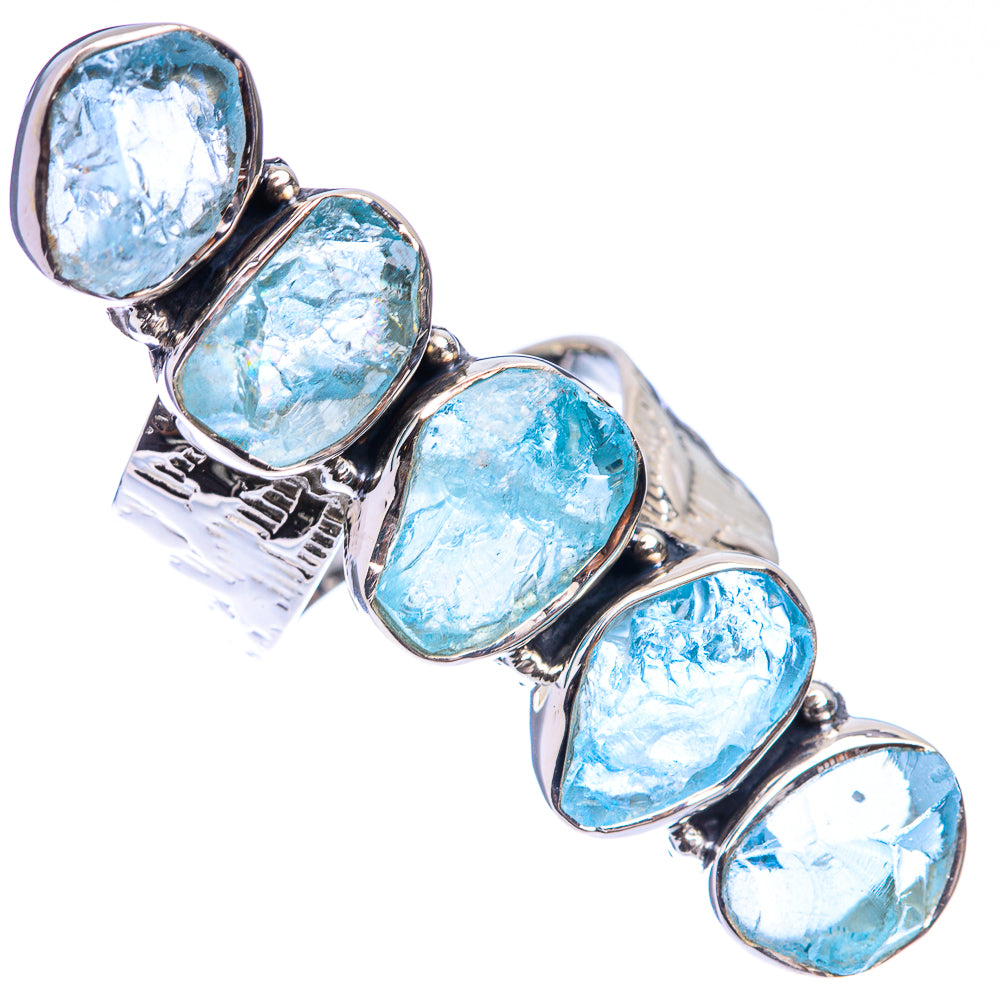 Signature Raw Aquamarine Ring Size 8 (925 Sterling Silver) R141731